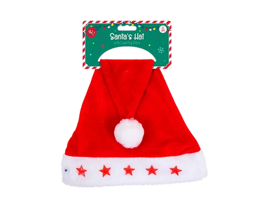 Red Flashing Santa Hat