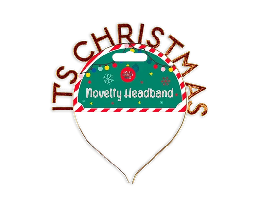 Its Christmas Metal Headband