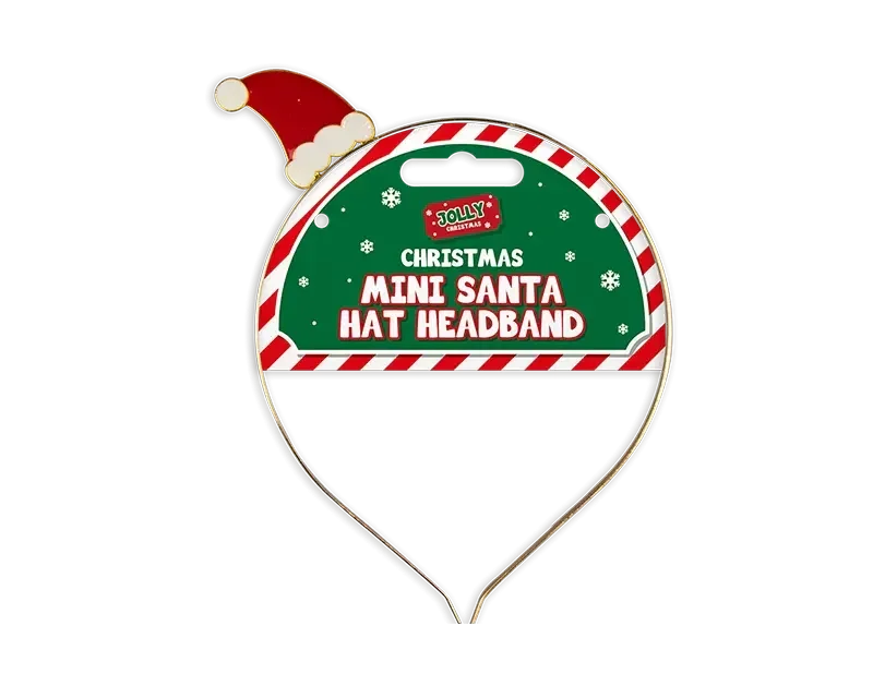 Mini Santa Hat Headband