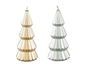 Metallic Christmas Tree Candle (Assorted)