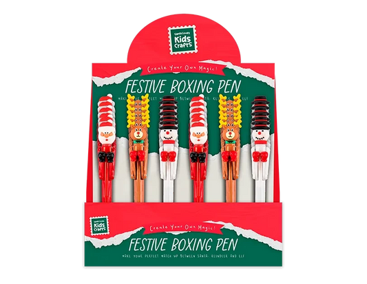 Festive Characters Boxing Pen