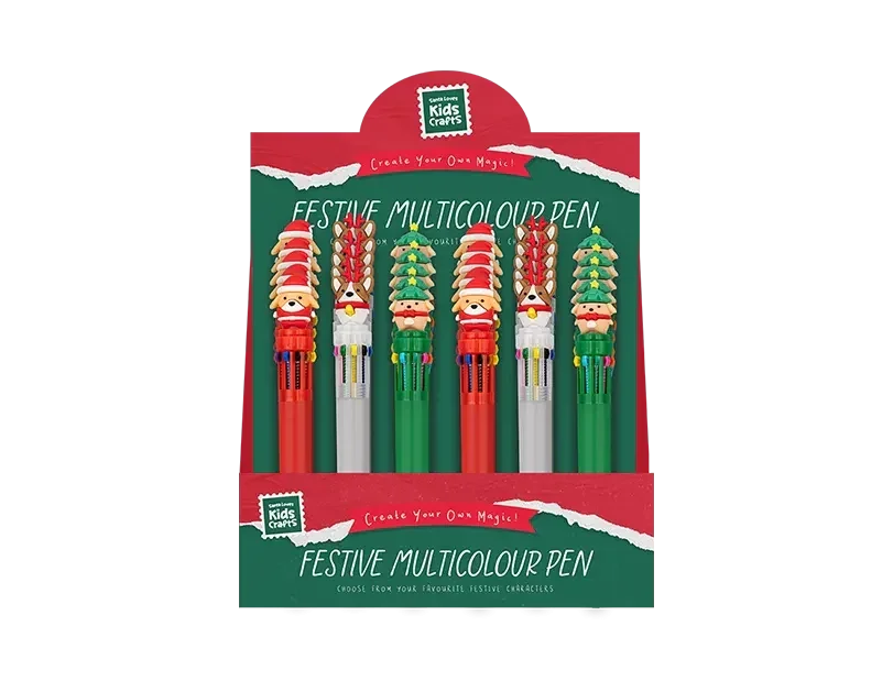Festive Multi-Colour Pen