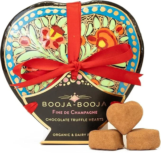Booja-Booja Fine de Champagne Heart-shaped Box (115g)