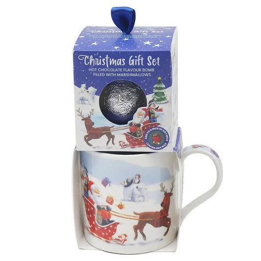 Winter Wonderland Mug and Chocolate Bomb