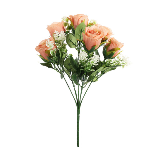 Essential Peach Rose Bunch