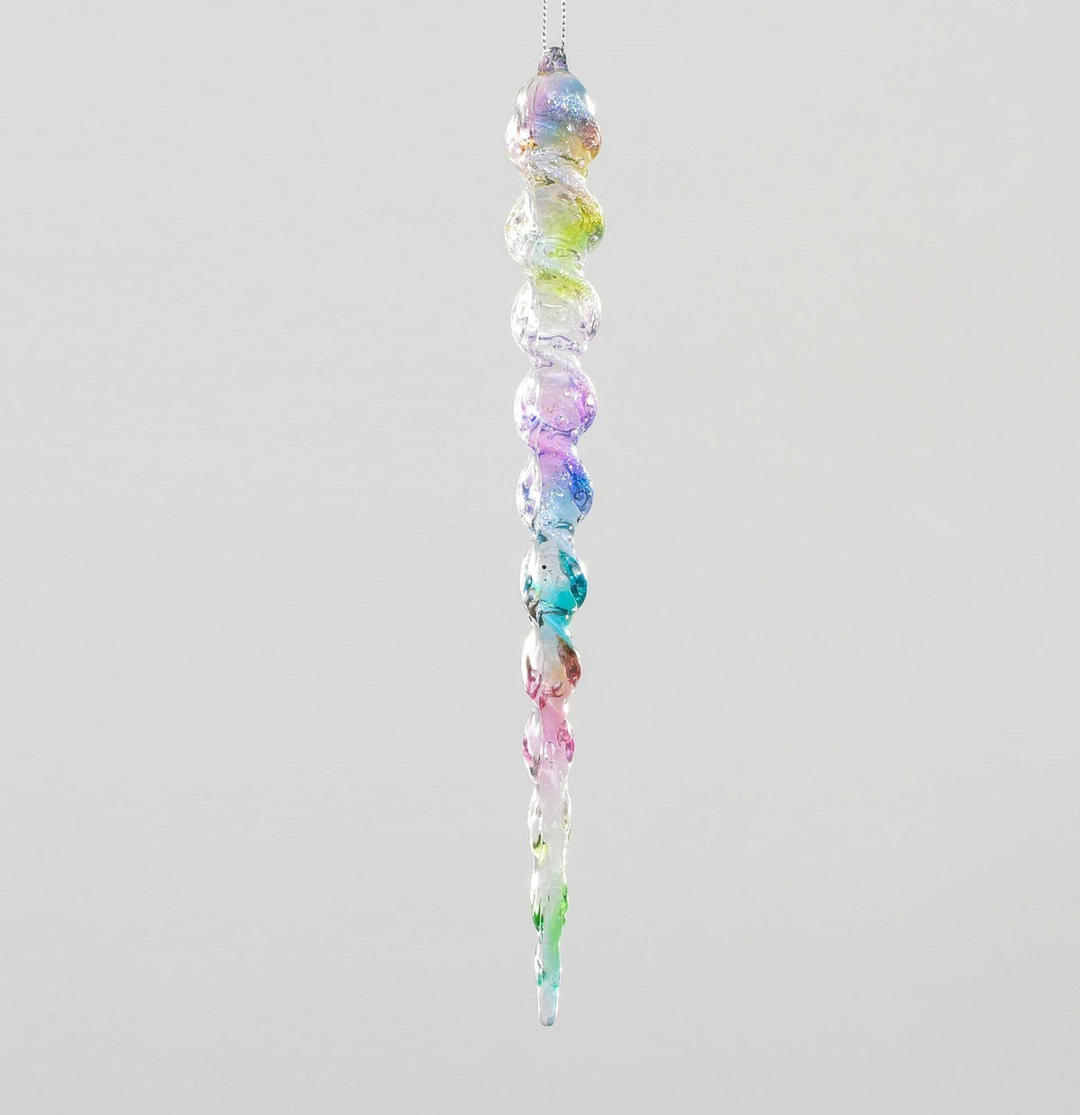 Discover the Multi Coloured Icicle Hanging Decoration (22cm) at Bristow Direct