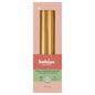 Metallic Gold Orange Bolsius Tapered Candles (245 x 24mm)