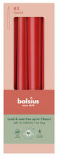 Delicate Red Bolsius Tapered Candles (245 x 24mm)