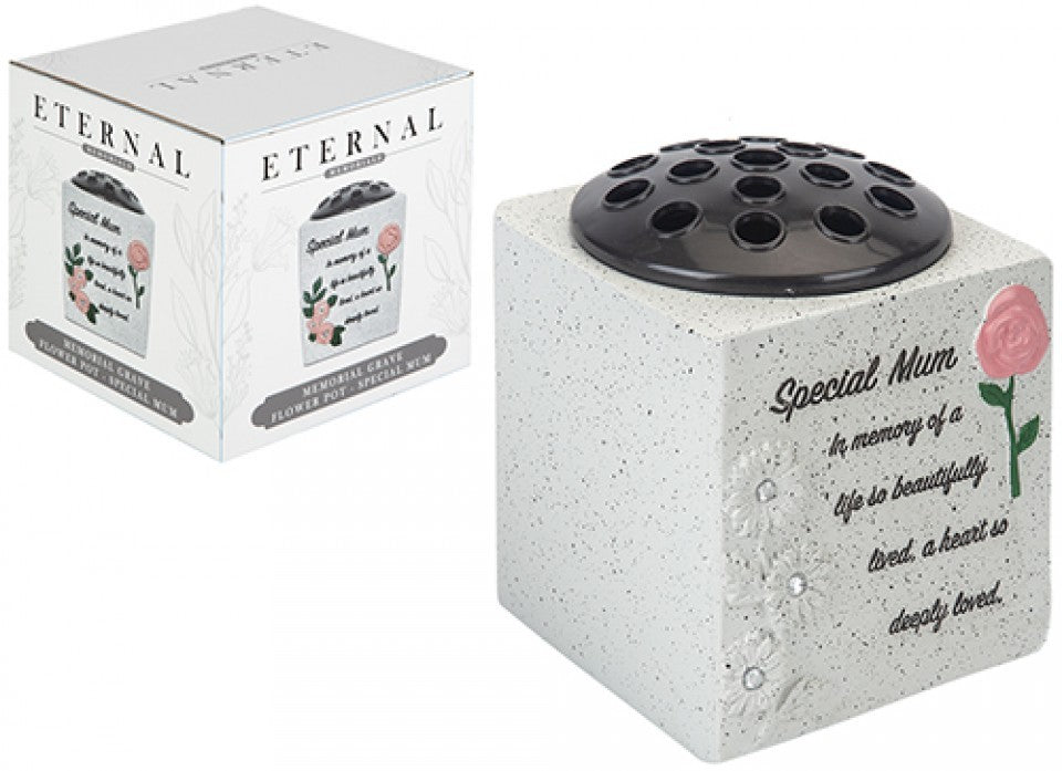 Discover the Memorial Grave Flower Pot Mum at Bristow Direct