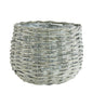 Grey Wicker Basket (18cm)