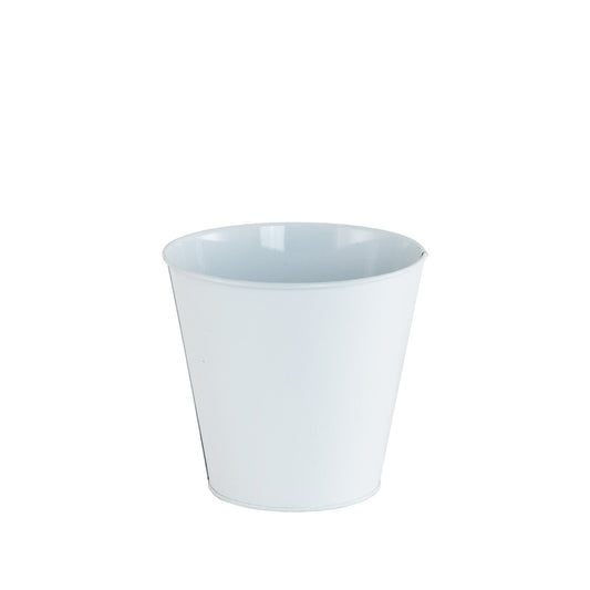 White Matt Zinc Planter