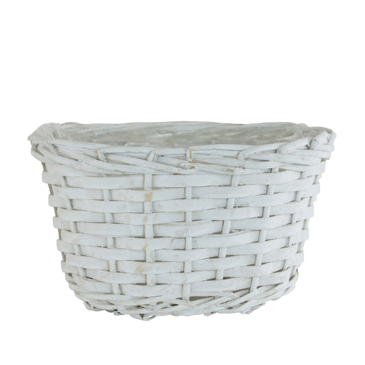 Discover the White Deluxe Oval Basket at Bristow Direct