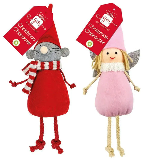 Small Christmas Mouse and Fairy Plush