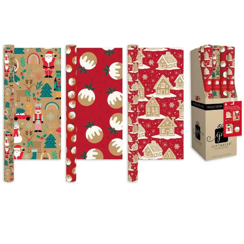 Christmas Wrapping Paper Festive (50/2m)