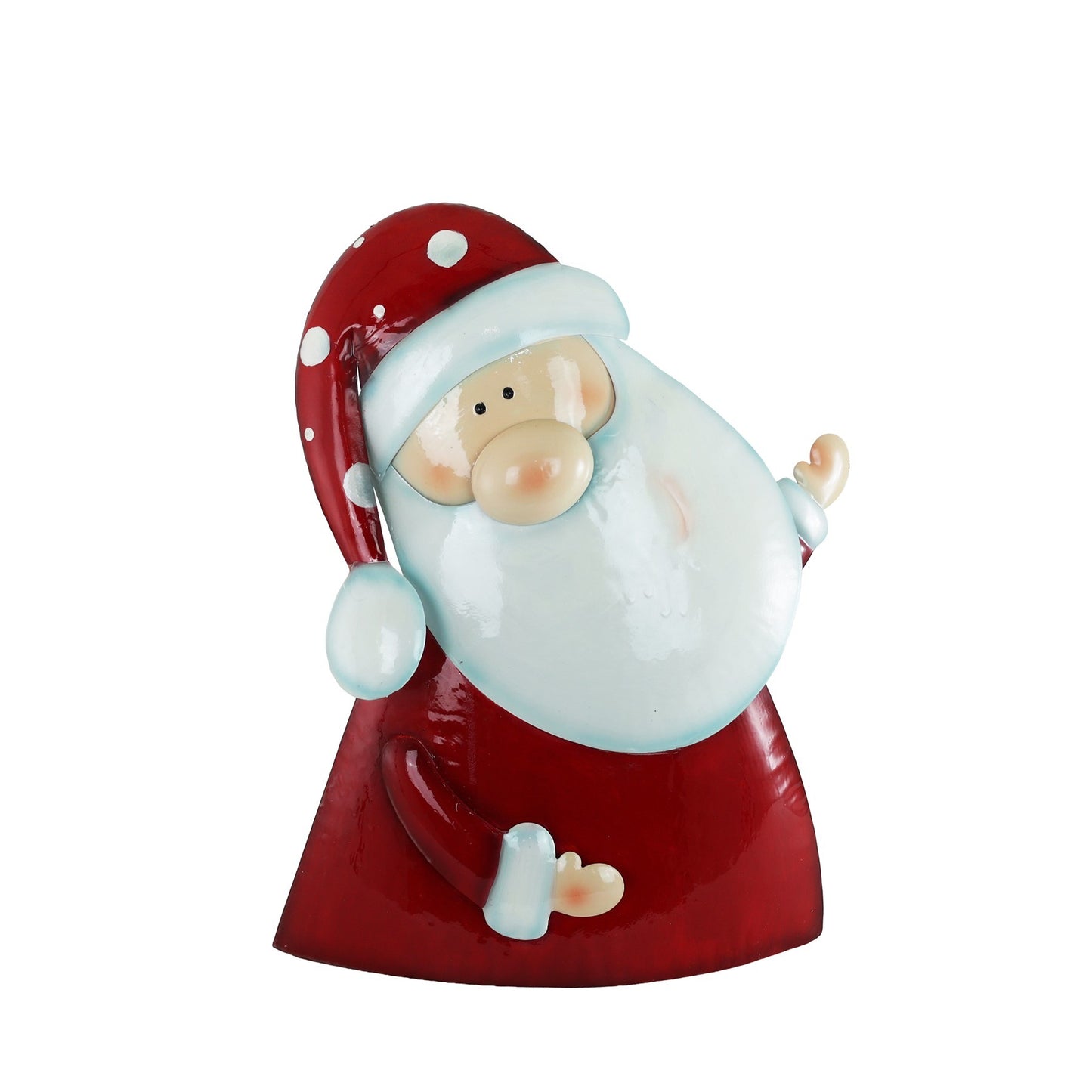 Discover the Santa with Spotty Hat Figurine (43cm) at Bristow Direct