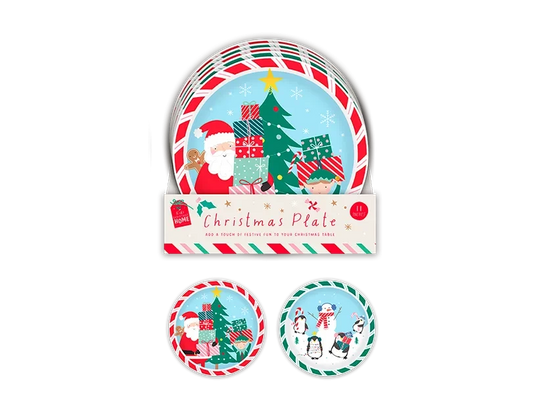 Festive Kids Christmas Plate