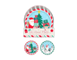 Festive Kids Christmas Plate