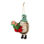 Discover the Felt Winter Hedgehog Hanging Decoration (H14cm) at Bristow Direct