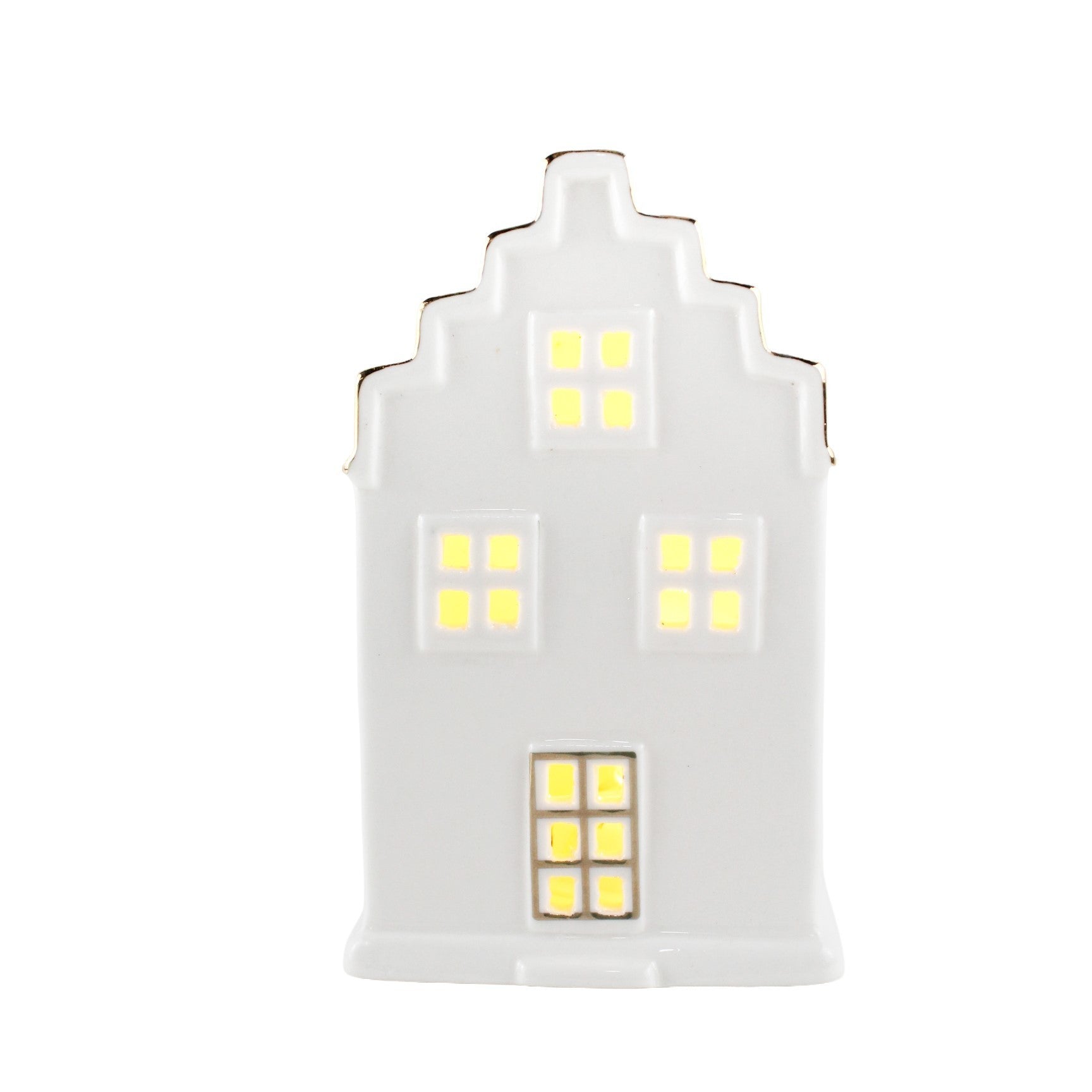 Discover the White Ceramic House Ornament (11cm) at Bristow Direct
