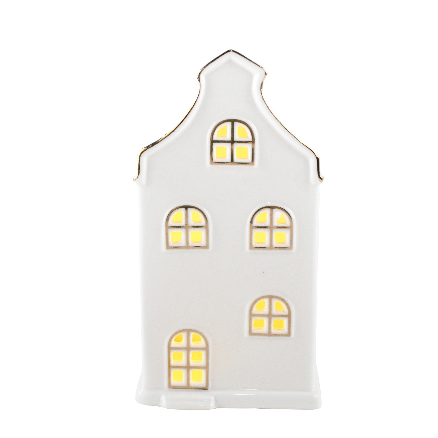 Discover the White Ceramic House Ornament (15cm) at Bristow Direct