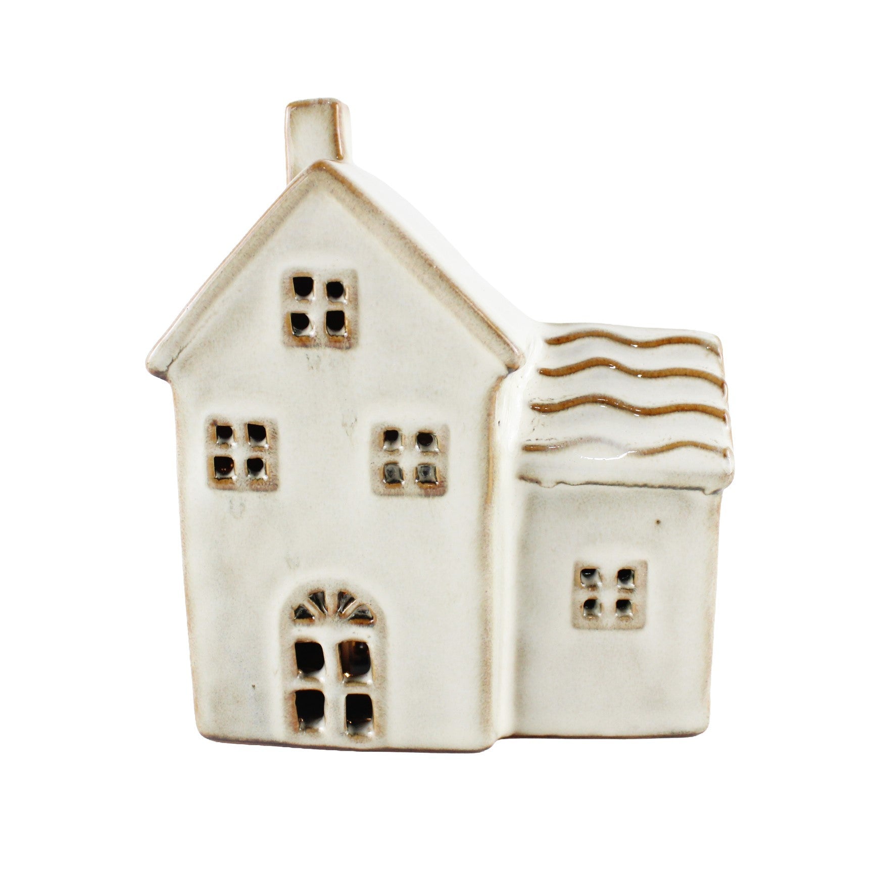 Discover the White Stoneware House Ornament (13cm) at Bristow Direct