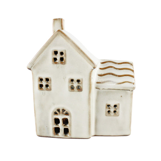 Discover the White Stoneware House Ornament (13cm) at Bristow Direct
