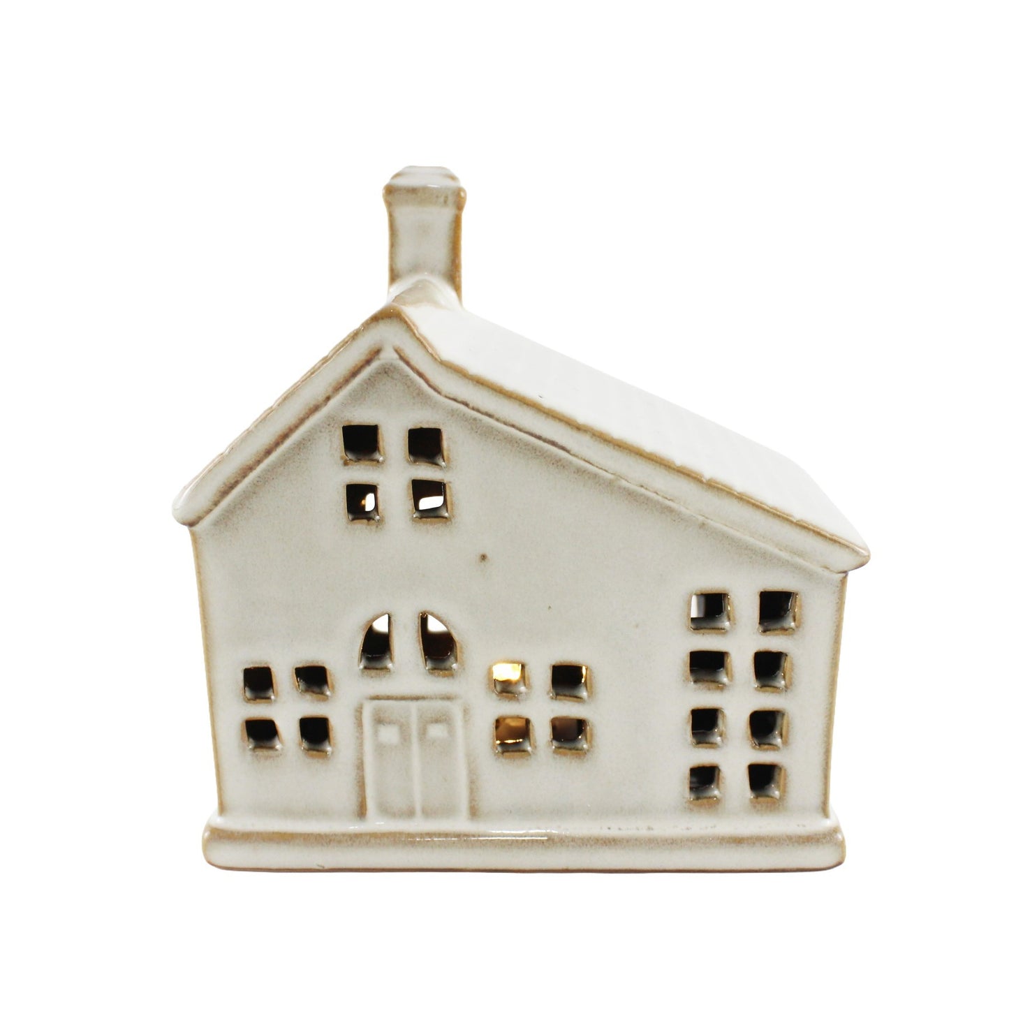 Discover the White Stoneware House Ornament (12cm) at Bristow Direct