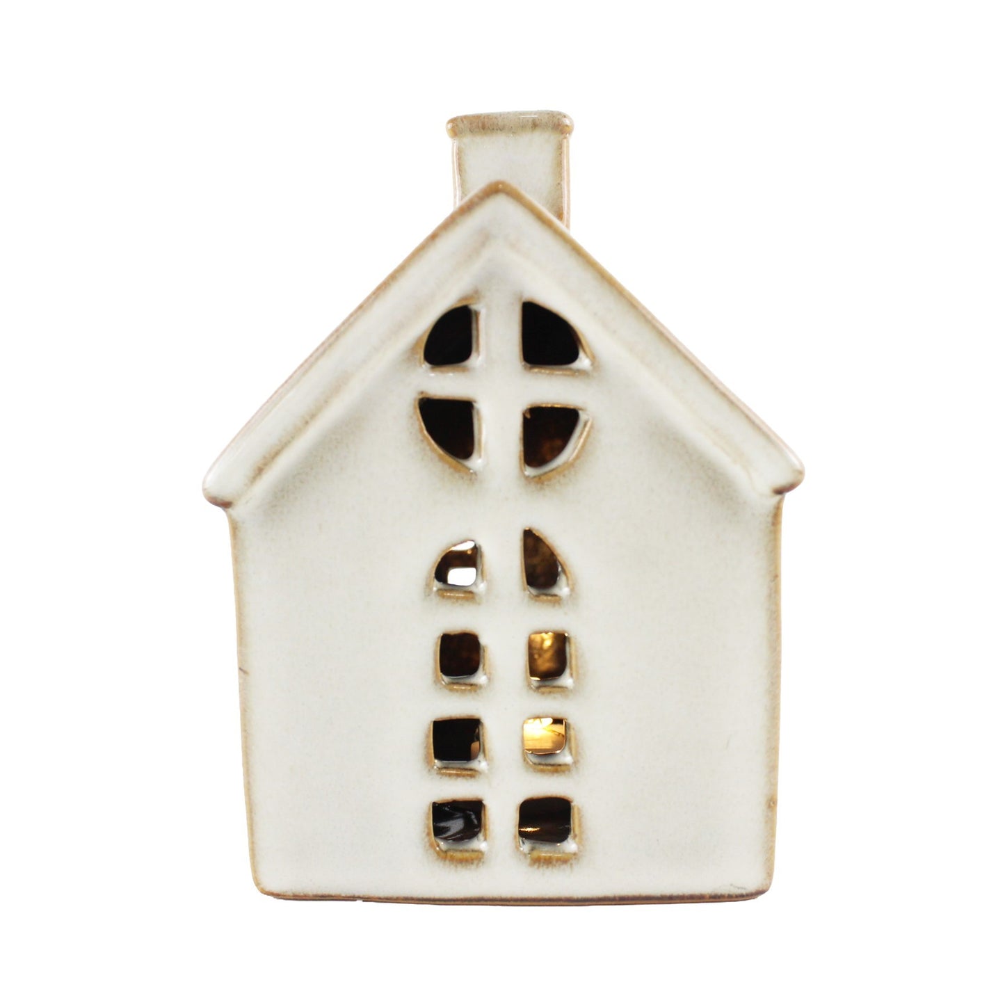 Discover the White Stoneware House Ornament (11cm) at Bristow Direct