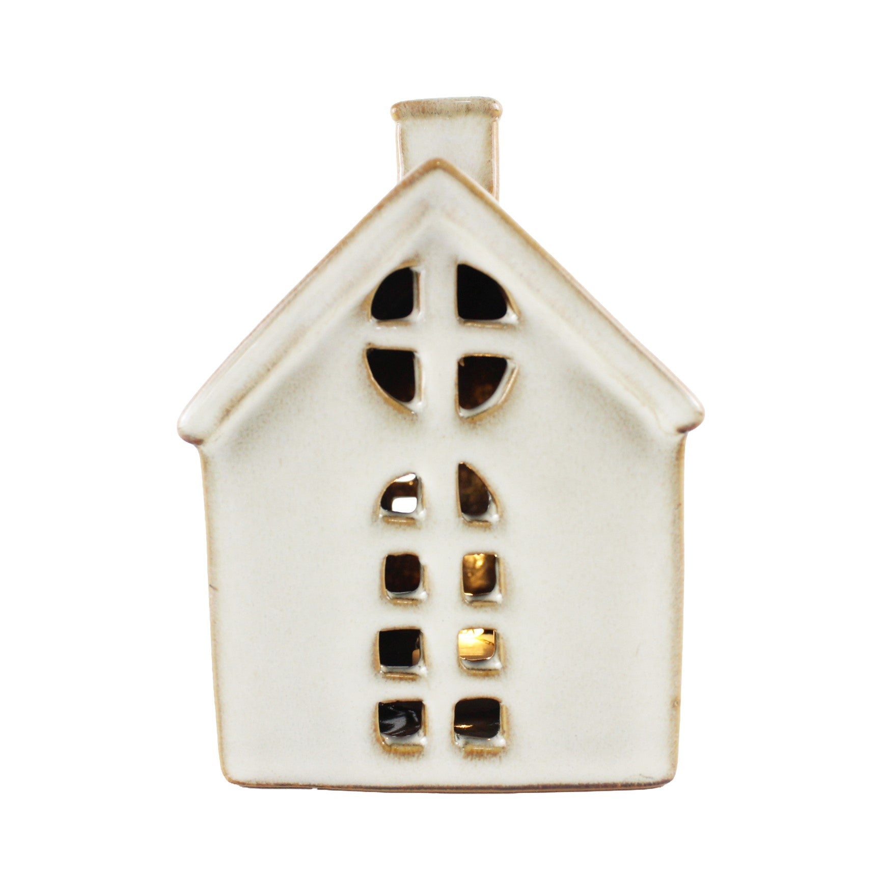 Discover the White Stoneware House Ornament (11cm) at Bristow Direct