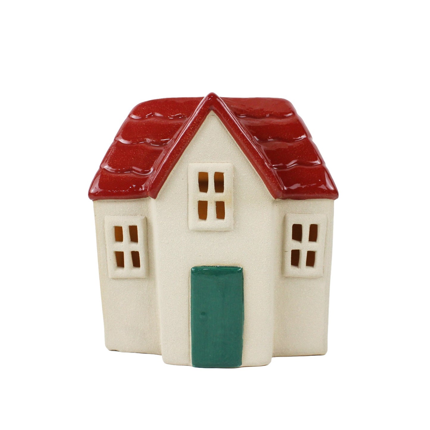 Discover the LED Stoneware House with Red Roof (13cm) at Bristow Direct