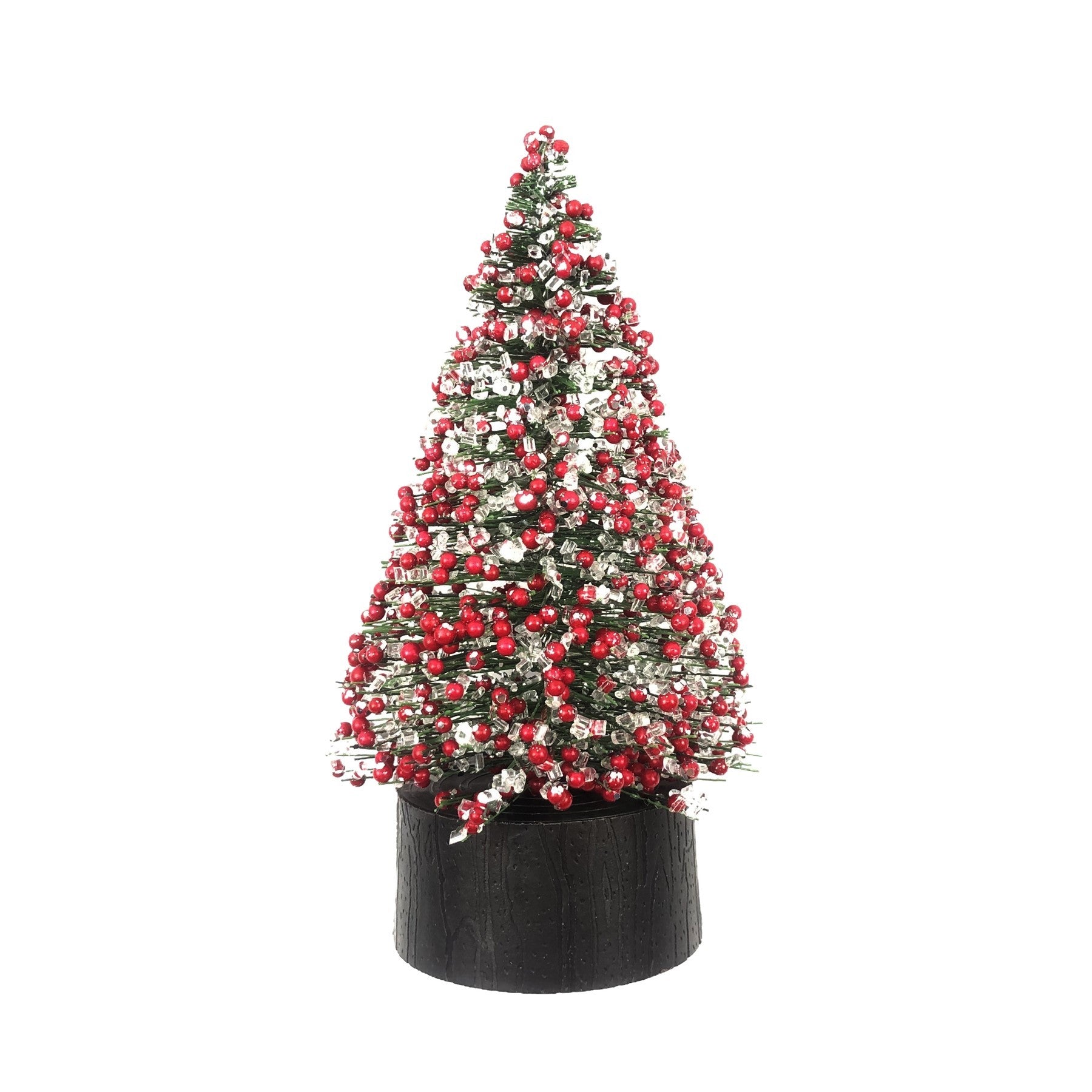 Discover the Pine Tree with Red Berries Decoration (20cm) at Bristow Direct