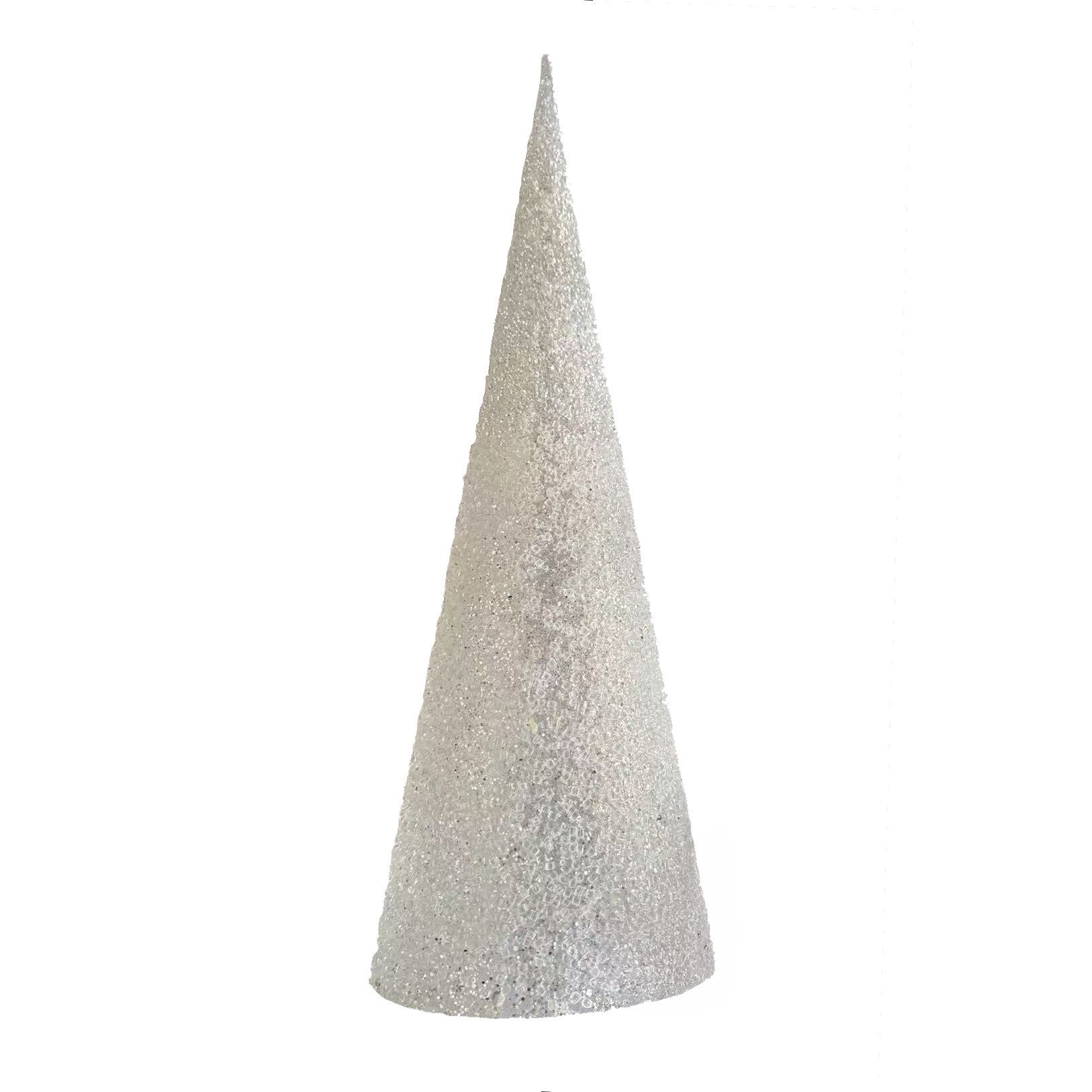 Discover the White Beaded Cone Tree (61cm) at Bristow Direct