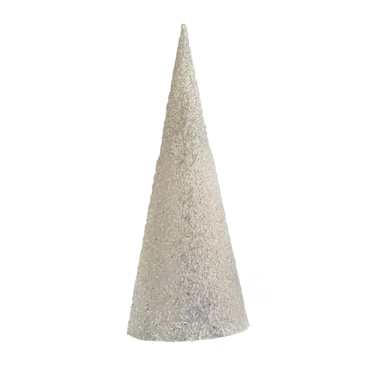 Discover the White Beaded Cone Tree (45cm) at Bristow Direct