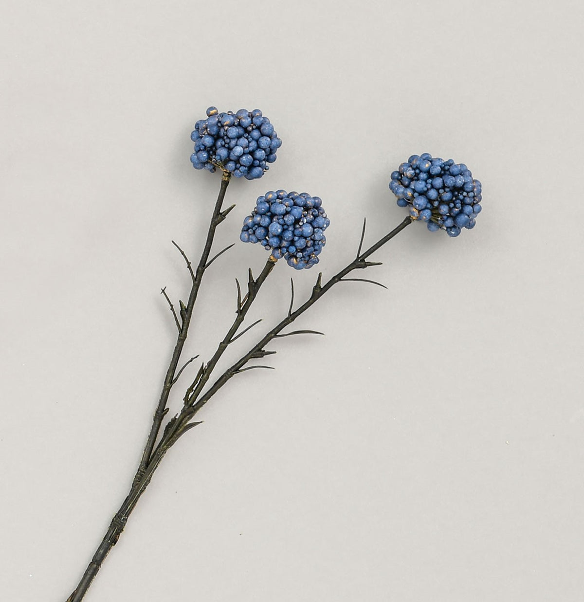 Discover the Blue Berry Cluster Spray Blue (45cm) at Bristow Direct