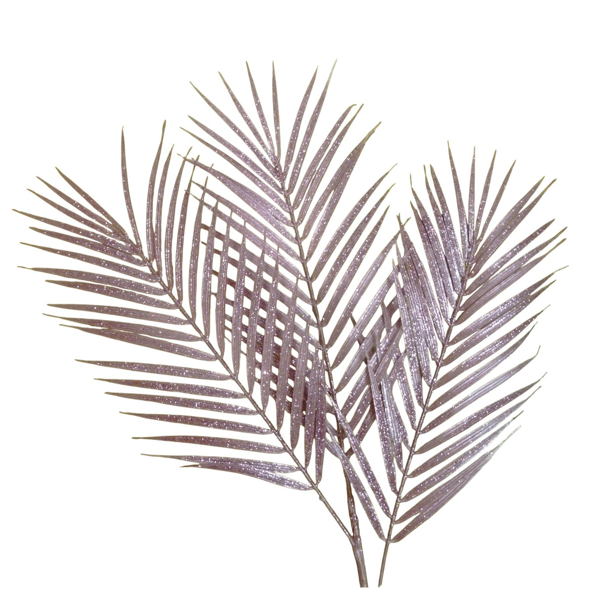 Discover the Pink Glitter Fern Spray (82cm) at Bristow Direct