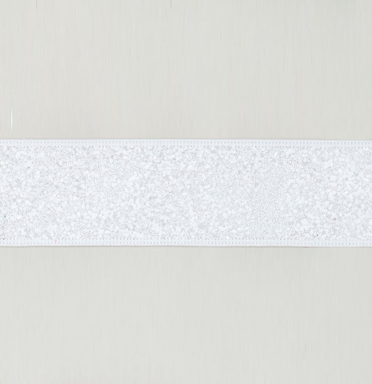 Discover the White Glittery Ribbon (63mm x 9.1m) at Bristow Direct