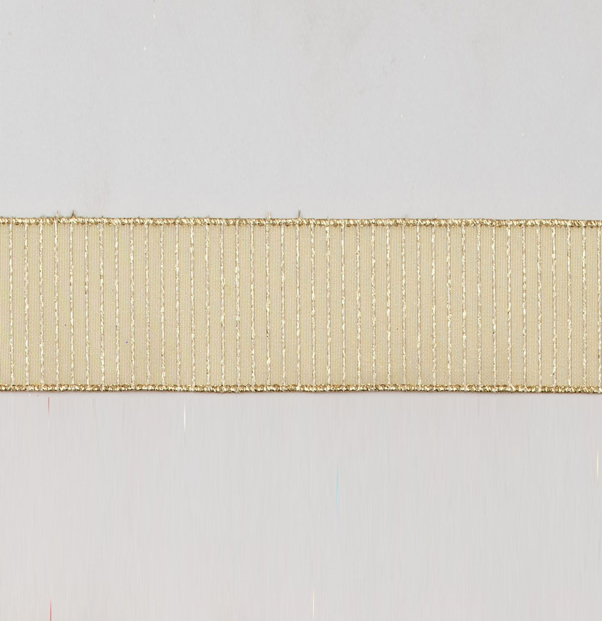 Discover the Gold Fine Stripe Ribbon (63mm x 9.1m) at Bristow Direct