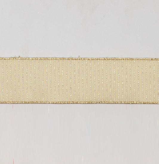 Discover the Gold Fine Stripe Ribbon (63mm x 9.1m) at Bristow Direct