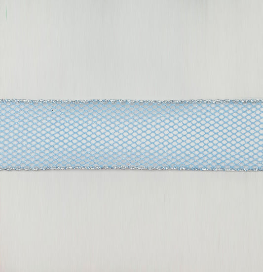 Discover the Light Blue Lattice Pattern Ribbon (63mm x 4.6m) at Bristow Direct
