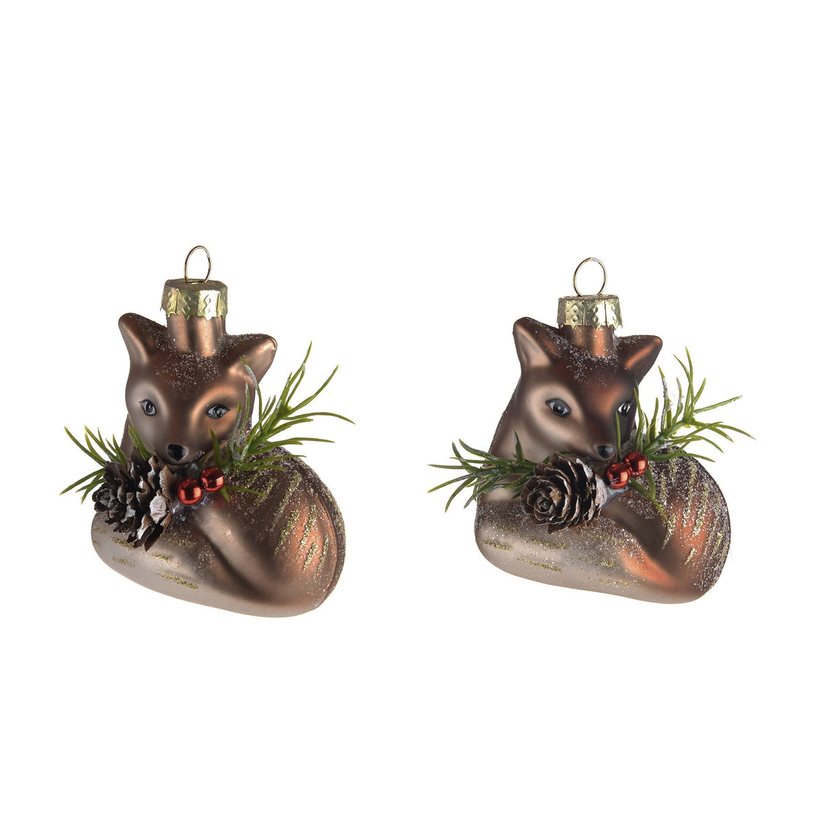 Discover the Glass Fox Hanging Ornament  at Bristow Direct