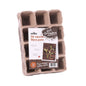 4cm Square Brown Fibre Pots (x36)