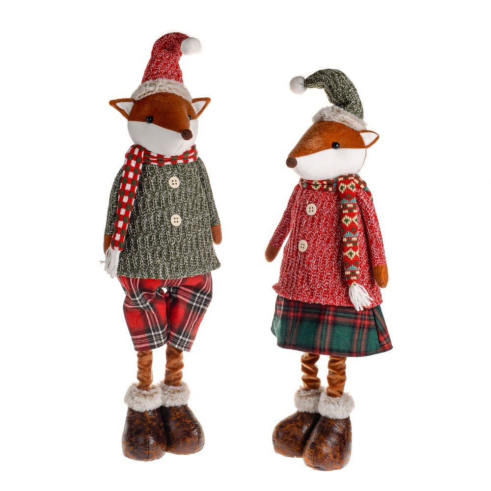 Discover the Mr Mrs Foxes Extendable Figure (Assorted) at Bristow Direct