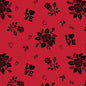 Love and Roses Red Tinted Cellophane (100m)