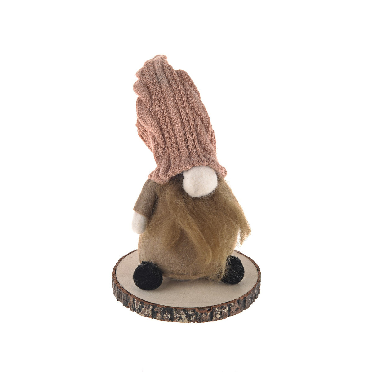 Discover the Festive Gonk with Pink Hat on Wooden Base at Bristow Direct