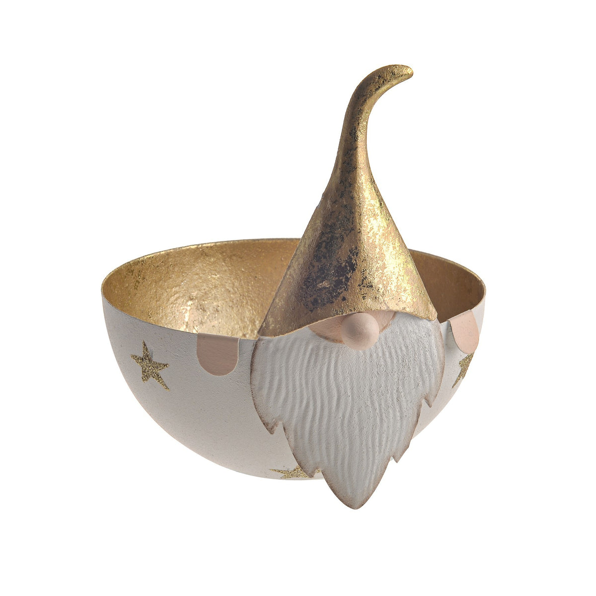 Discover the Gold Santa Metal Bowl (16cm) at Bristow Direct