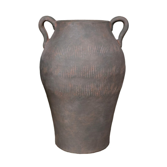 Discover the Hortus Antique Green Terracotta Roman Jar (43cm H) at Bristow Direct