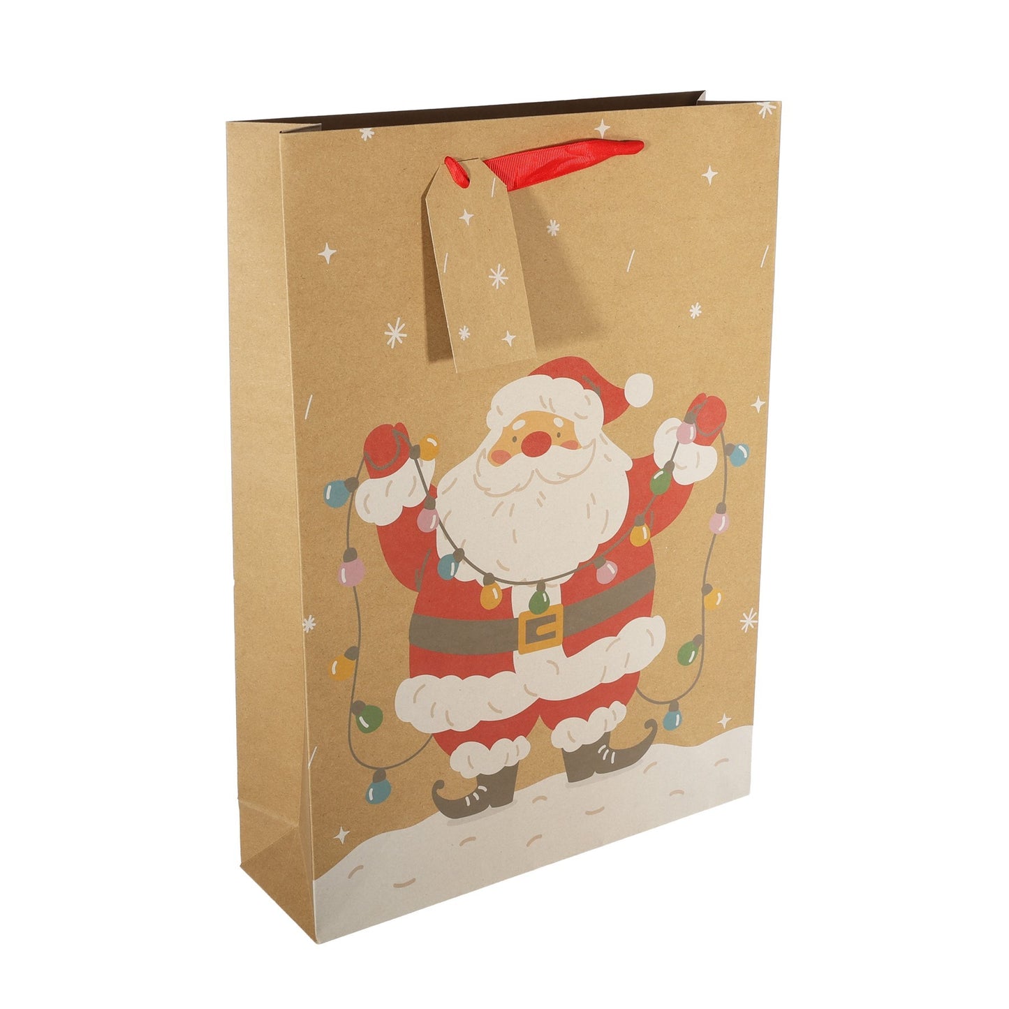 Santa Kraft Gift Bag XL