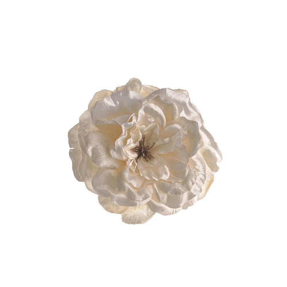 Discover the Cream Rose with Clip (15cm) at Bristow Direct