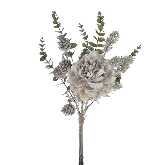 Discover the Green Peony Pinecone Eucalyptus Bouquet (56Cm) at Bristow Direct