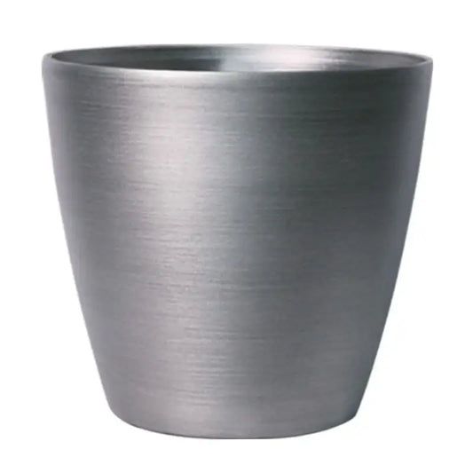 Steel Metallic Look Planter (25cm)